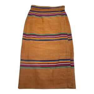Marigail Mathis Lifestyle Vtg Wrap Maxi Southwestern Blanket Style Size 3 Skirt